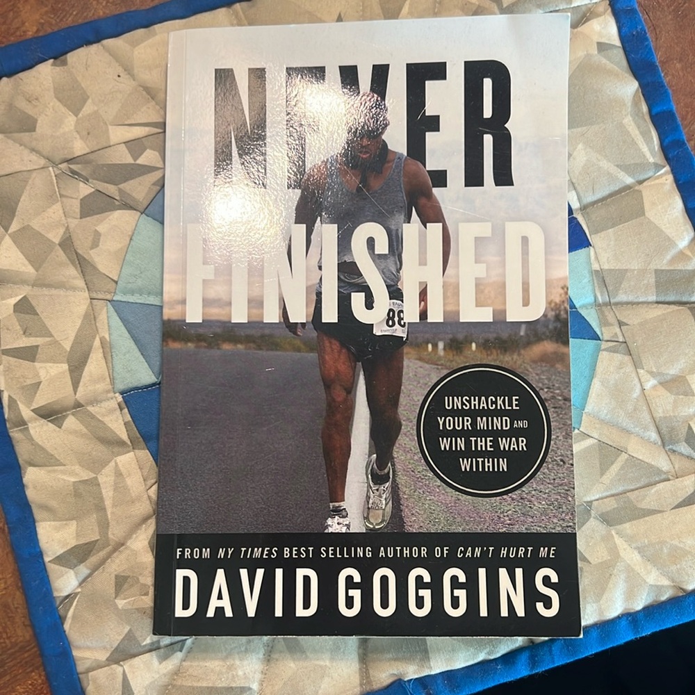 Never Finished by David Goggins - Personal Development book
